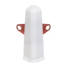 Угол наружный (внешний) с крепежом для плинтуса «Деконика», 85 мм, 001 белый - Фото 1