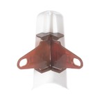 Угол наружный (внешний) с крепежом для плинтуса «Деконика», 85 мм, 001 белый - Фото 3