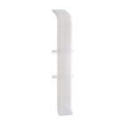 Соединитель для плинтуса «Деконика», 85 мм, цвет 001 белый - Фото 1