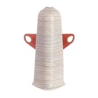 Угол наружный (внешний) для плинтуса «Деконика», с крепежом, 85 мм, цвет 253 ясень серый - Фото 1