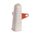 Угол наружный (внешний) для плинтуса «Деконика», с крепежом, 85 мм, цвет 253 ясень серый - Фото 2