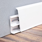 Плинтус напольный «Деконика», 85×2200 мм, цвет 001 белый - Фото 4