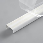 Кабель – канал «Деконика», 30×10×2200 мм, цвет 001 белый - Фото 3