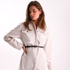 Ремень женский, ширина 1,3 см, винт, цвет чёрный - фото 21701413