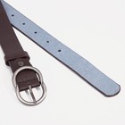 Ремень женский, ширина 2,5 см, винт, цвет коричневый - фото 41999095