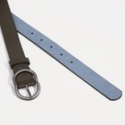 Ремень женский, ширина 2,5 см, винт, цвет зелёный - фото 41306778