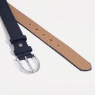 Ремень женский, ширина 3,5 см, винт, цвет синий - фото 41306781