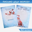 Письмо Деду Морозу, А4 «Новый год: Исполнения желаний» - фото 320103104