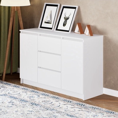 Комод для хранения «Мадера», 1204×404×770 мм, цвет белый
