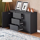 Комод для хранения «Мадера», 1204×404×770 мм, цвет графит - Фото 4