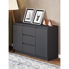 Комод для хранения «Мадера», 1204×404×770 мм, цвет графит - Фото 6