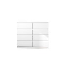 Комод напольный «Мори», 8 ящиков, 1204×404×990 мм, цвет белый - Фото 2