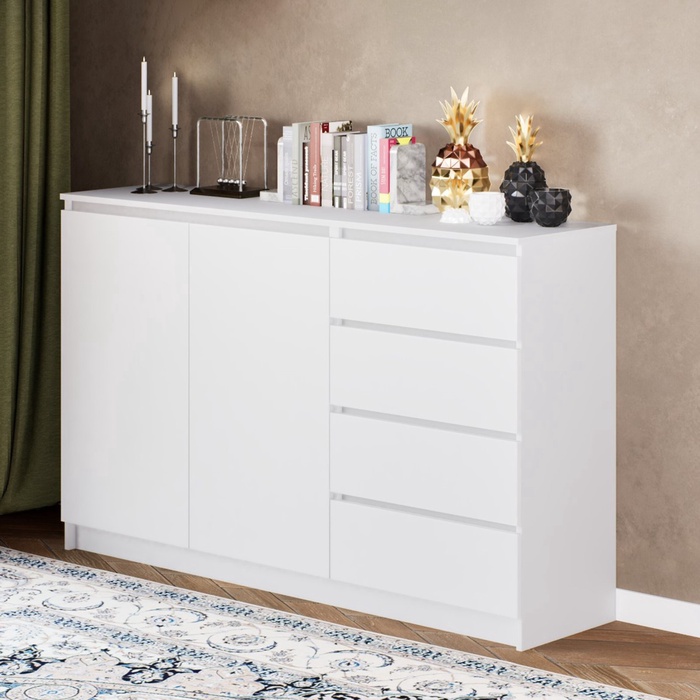 Комод для хранения «Мадера»,1604×404×990 мм, цвет белый - Фото 1