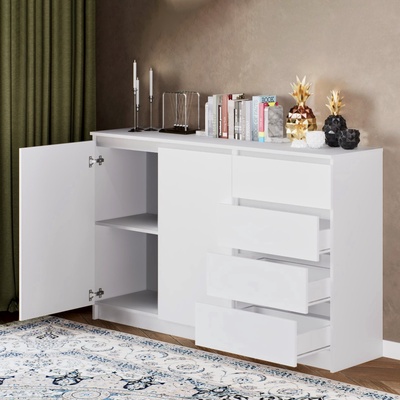 Комод Мадера, 1604х404х990, Белый