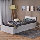 Кровать односпальная «Мори», 900×2000 мм, цвет белый - Фото 1