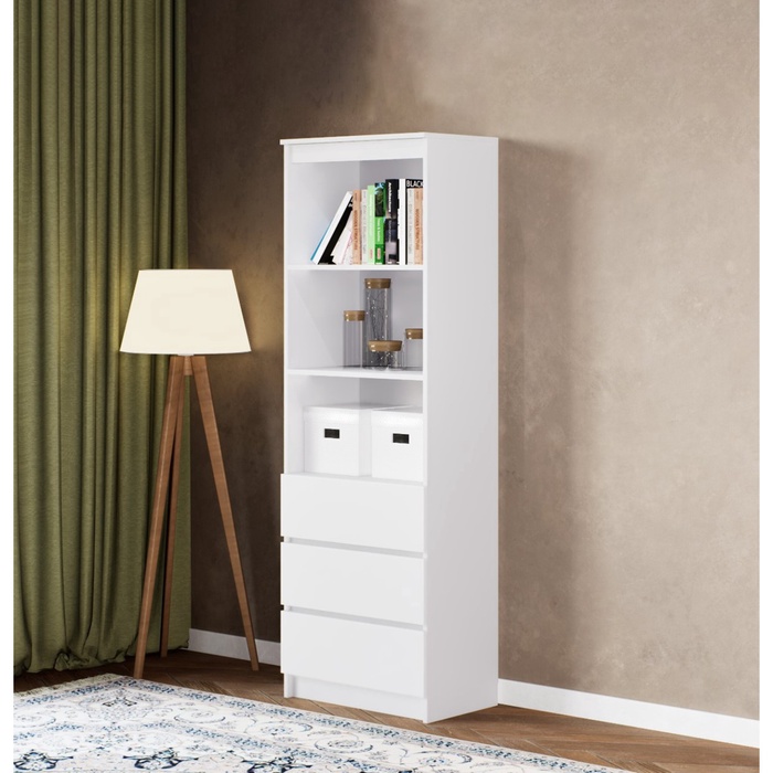 Стеллаж «Мадера», 604×370×1800 мм, цвет белый - Фото 1