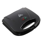 УЦЕНКА Электровафельница LuazON LT-09, 750 Вт, венские вафли, антипригарное покрытие, чёрная - Фото 2
