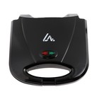 УЦЕНКА Электровафельница LuazON LT-09, 750 Вт, венские вафли, антипригарное покрытие, чёрная - Фото 4
