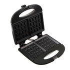 УЦЕНКА Электровафельница LuazON LT-09, 750 Вт, венские вафли, антипригарное покрытие, чёрная - Фото 5