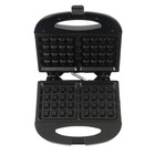 УЦЕНКА Электровафельница LuazON LT-09, 750 Вт, венские вафли, антипригарное покрытие, чёрная - Фото 6