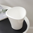 Кашпо для цветов со вставкой «Лагуна», 1.5 л, d=16 см, h=15 см, белое - Фото 3