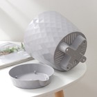 Горшок для цветов, с прикорневым поливом «Румба», 3 л, d=18 см, h=17 см, пластик, с поддоном, серый - Фото 5