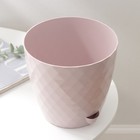 Горшок для цветов с прикорневым поливом «Румба», 3 л, цвет розовый - Фото 4