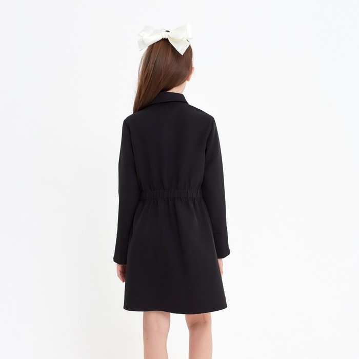 Платье для девочки MINAKU, цвет чёрный, рост 122 см - фото 1883956779