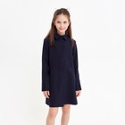 Платье для девочки MINAKU, цвет синий, рост 134 см - фото 280643829