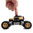 Джип радиоуправляемый «Армия», работает от аккумулятора, цвет песочный - фото 25478404