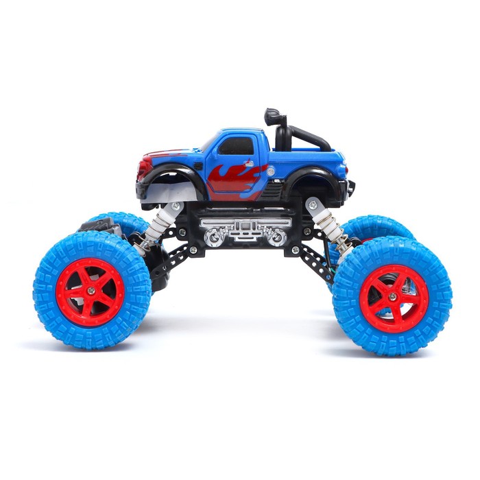 Джип радиоуправляемый «Краулер», работает от аккумулятора, цвет синий 55718