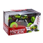 Джип радиоуправляемый «Краулер», работает от аккумулятора, цвет зелёный - фото 21701893