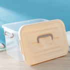 Контейнер для хранения с крышкой, 10 л, 35.5×23.5×19 см, пластик, МИКС - Фото 4