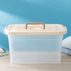 Контейнер для хранения с крышкой, 10 л, 35.5×23.5×19 см, пластик, МИКС - Фото 2