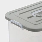 Контейнер для хранения с крышкой, 15 л, 41.5×27×22 см, пластик, МИКС - Фото 3