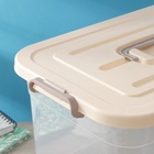 Контейнер для хранения с крышкой, 15 л, 41.5×27×22 см, пластик, МИКС - Фото 8