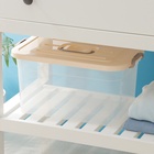 Контейнер для хранения с крышкой, 15 л, 41.5×27×22 см, пластик, МИКС  (артикул 9071192)  большой выбор товаров оптом и в розницу по низким ценам с доставкой