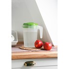 Кувшин с крышкой, 2.5 л, 20×14.5×22 см, пластик, зелёный - Фото 6