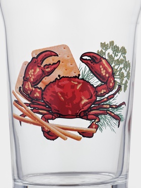 Пивной бокал «Деликатес», 570 мл, стекло, рисунок МИКС (комплект 12 шт)