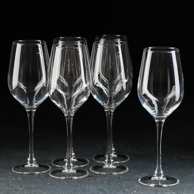 Набор стеклянных бокалов для вина «Селест», 350 мл, 6 шт