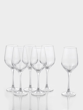 Бокалы для вина Luminarc Celeste, 350 мл, стекло, набор 6 шт., стекло, прозрачные