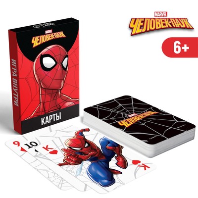 Карты игральные, Марвел, 6+