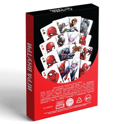 Карты игральные, Марвел, 6+