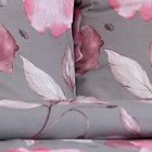 Постельное бельё Евро LoveLife Pink flowers: пододеяльник 200х217см+наволочка 50х70см-2шт,поплин125 г/м² - Фото 2