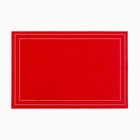 Набор салфеток сервировочных «Доляна. Стиль», 2 шт., красные, 30×45 см - Фото 3