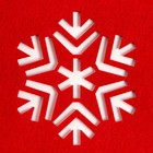 Набор новогодних салфеток Доляна «Снежинки» - 2 шт - фото 6661154