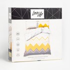 Постельное бельё LoveLife 2сп «Графический этюд» 175х215 см, 200х225 см, 50х70 см-2шт,100%хлопок,сатин,125г/м - фото 26636404