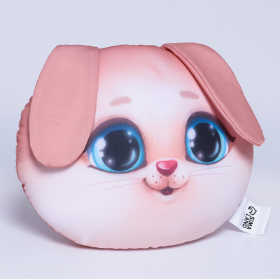 Подушка декоративная антистресс , заяц «Зайка»