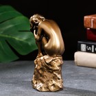 Статуэтка "Девушка на скале" бронза, 17 см - Фото 4