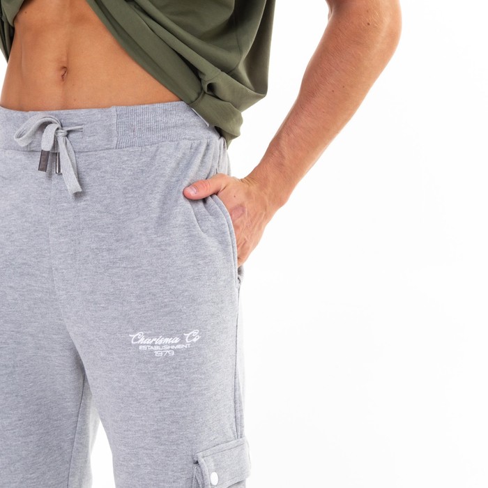 Брюки мужские, цвет серый меланж, размер 44 55742